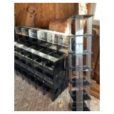 8 pcs display units plastic, 4 ft x 9.5" sq.