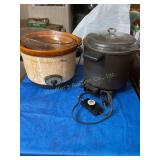 6 qt slow cooker,w/ removable insert, Dazey fryer