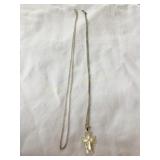 925 Silver 2 necklace chains 21" & 23" (marked