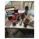 Tote w/ pampered chef trivets, Arctio #2 masher,