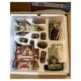 Lighted Christmas village