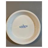 Vintage corning ware 9" blue corn flower  pie