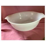 Vtg Anchor Hocking Fire King white double spout