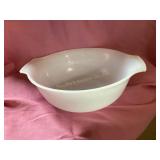 Vtg Anchor Hocking Fire King white double spout