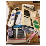 Misc. sewing notions- various needles, elastic,