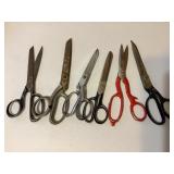 6 pr. Vtg scissors