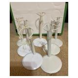 7 metal doll stands 8" high