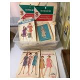 Vtg patterns, tracing paper, etc., Simplicity,