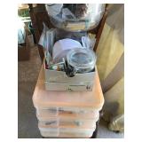 Misc. Craft supplies- beads, doilies,