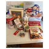 Misc Campbell kids , cookbooks, metal sign, 12 "