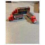 2 PEZ Craftsman Trucks & M&M candy truck- 6 1/4"