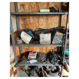 Contents of shelf only, used auto parts, used
