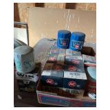 Various oil filters AC-PF 25, Fram PH 25, Quaker