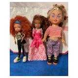 3Dolls Bratz, Wilco, etc 14" tallest