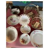 Misc Dinnerware, plates, saucers, bowls, etc.