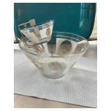 Anchor Hocking harvest, wheat chip, and dip bowl