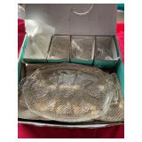 8 pc anchor, hocking, harvest, grape snack set i