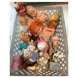 12+ Small baby dolls, etc.