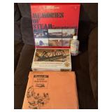 Train items, track cleaner, blinking bridge,