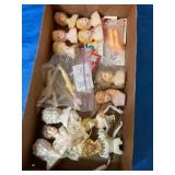 Porcelain & rubber doll parts