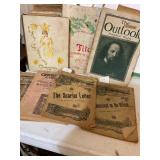 7 Vintage books, novels etc, late