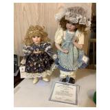 2 Porcelain dolls- Bradley
