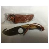 Elk Ridge knife, 3.5" blade, w/sheath, NIB