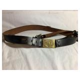 Civil War Union belt w/sword straps,brass belt