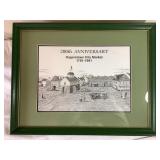 Framed 200th Anniversary Hagerstown City Market