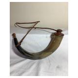 Black Powder Horn made in India