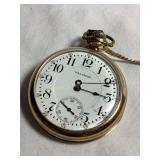 Waltham pocket watch #6358106, 21 jewels, hand