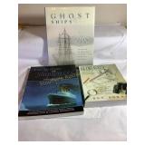 3 Books- Seamanship, shipwrecks, ghost ships