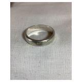 Sterling Mens band ring, size 13.5, .26 oz.