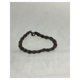 925 Silver Italy bracelet 8"l .49oz.