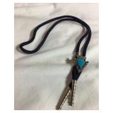 Arrowhead turquoise? bolo tie with