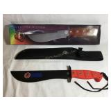 Quicksilver Skinner NRA knife w/nylon sheath