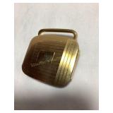 10 kt  1/20 GF belt buckle, 1.5", Dunn Bros.