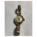 Elgin Shockmaster 10kt GF ladies watch