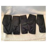 5 Nylon black knife sheaths, 6.5x2.5', new