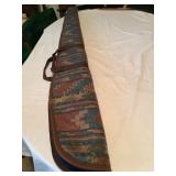 Allen Soft gun case, Aztec pattern, 64'L, zipper