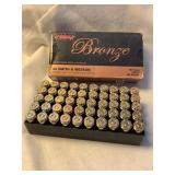 50 Rds. Bronze PMC ammo, 40 S&W, 180gr. FMJ-FP