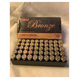 50 Rds. Bronze PMC ammo, 40 S&W, 180gr. FMJ-FP