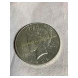 1922 Silver peace dollar
