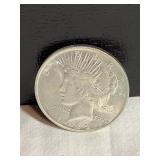 1922 Silver peace dollar