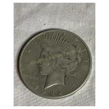 1922 Silver peace dollar