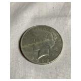 1922 Silver peace dollar
