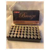 50 Rds. Bronze PMC ammo, 40 S&W, 180gr. FMJ-FP