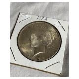 1922 Silver peace dollar