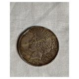 1922 Silver peace dollar
