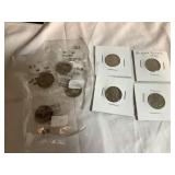 8 Buffalo nickels, 1926, 1934, 1935S, 1936D & N/M